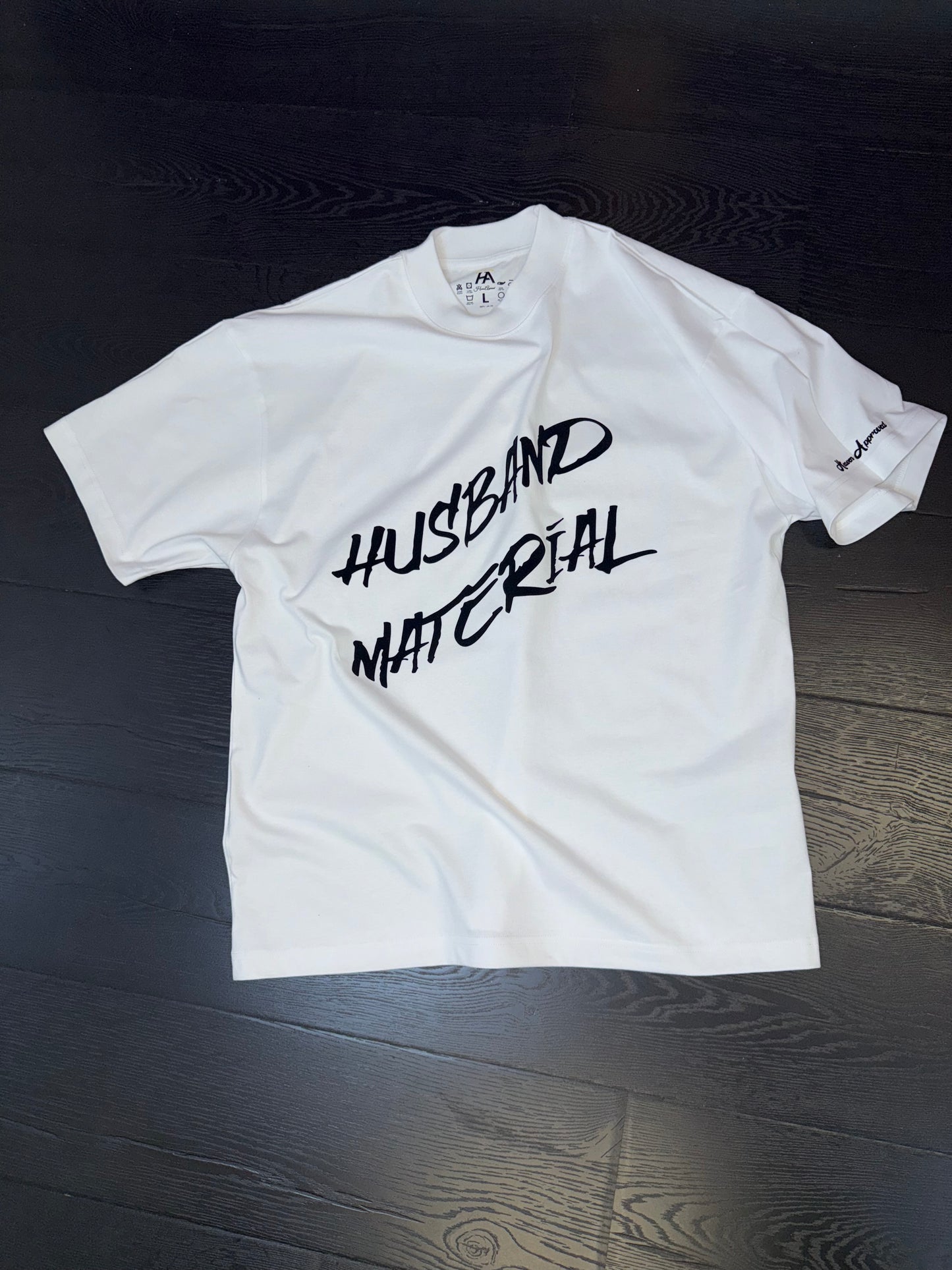 Heavyweight Mock Neck Statement Tee