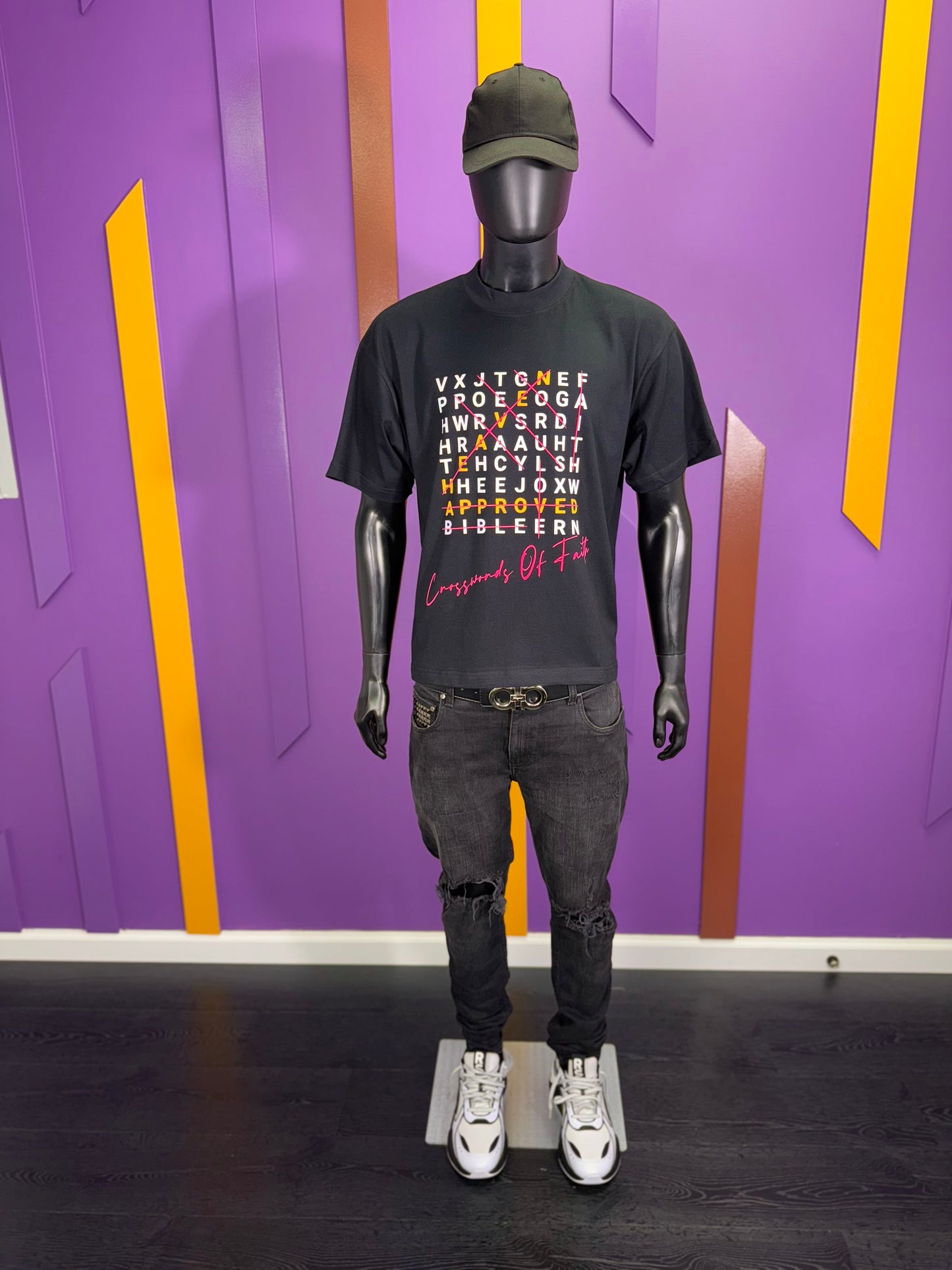 Crosswords of Faith Statement Tee