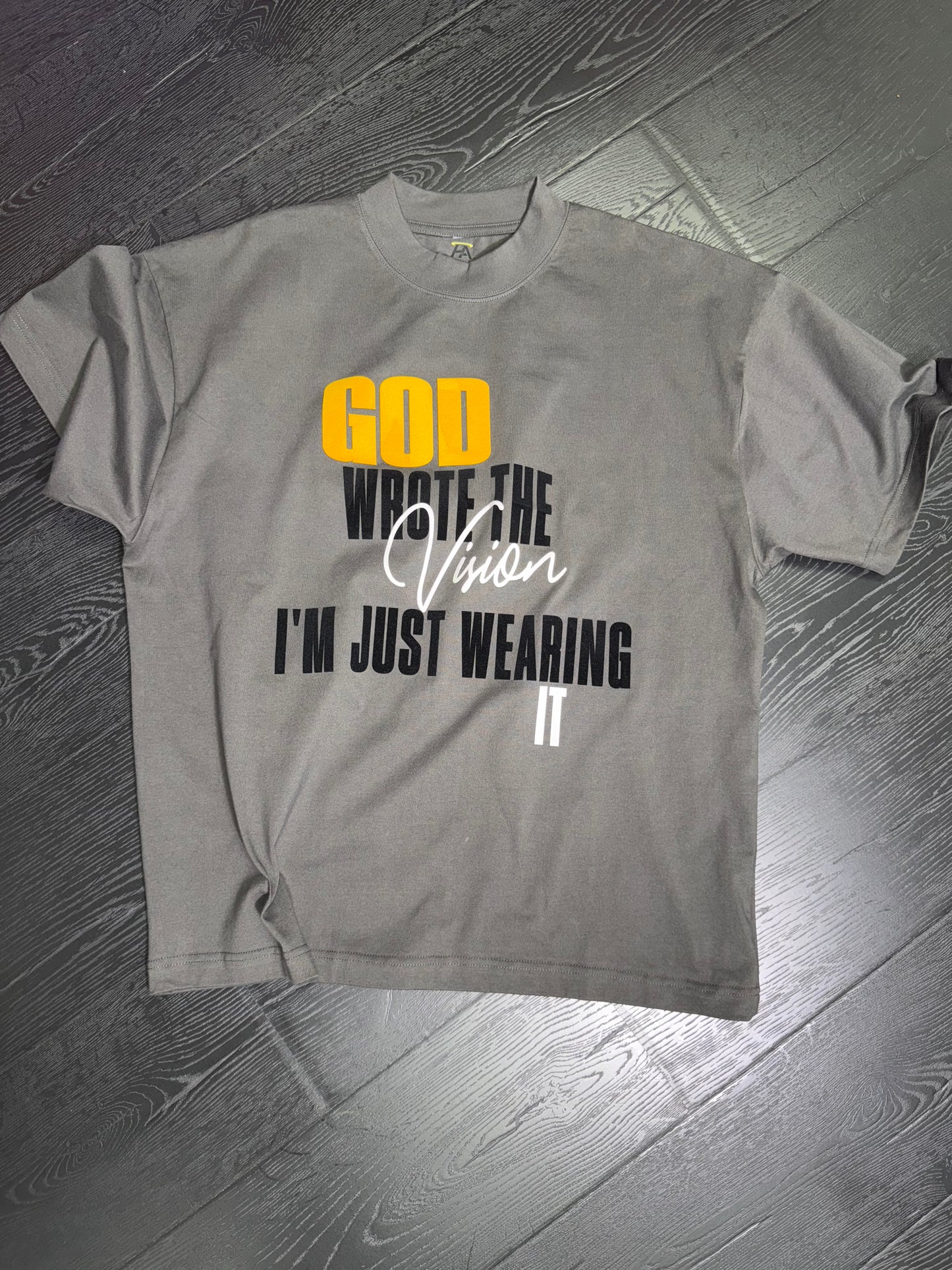 Heavy Weight Mock Neck Statement Tee