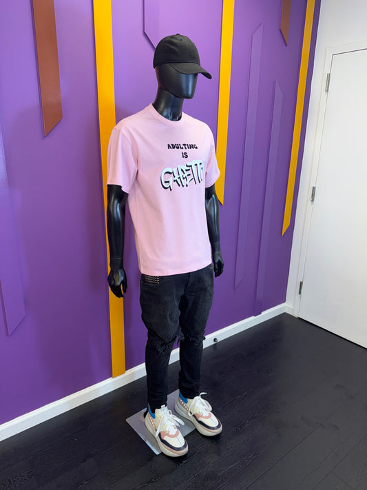 Adulting is Ghetto Statement Tee