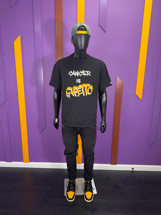 Heavy Weight Mock Neck Statement Tee