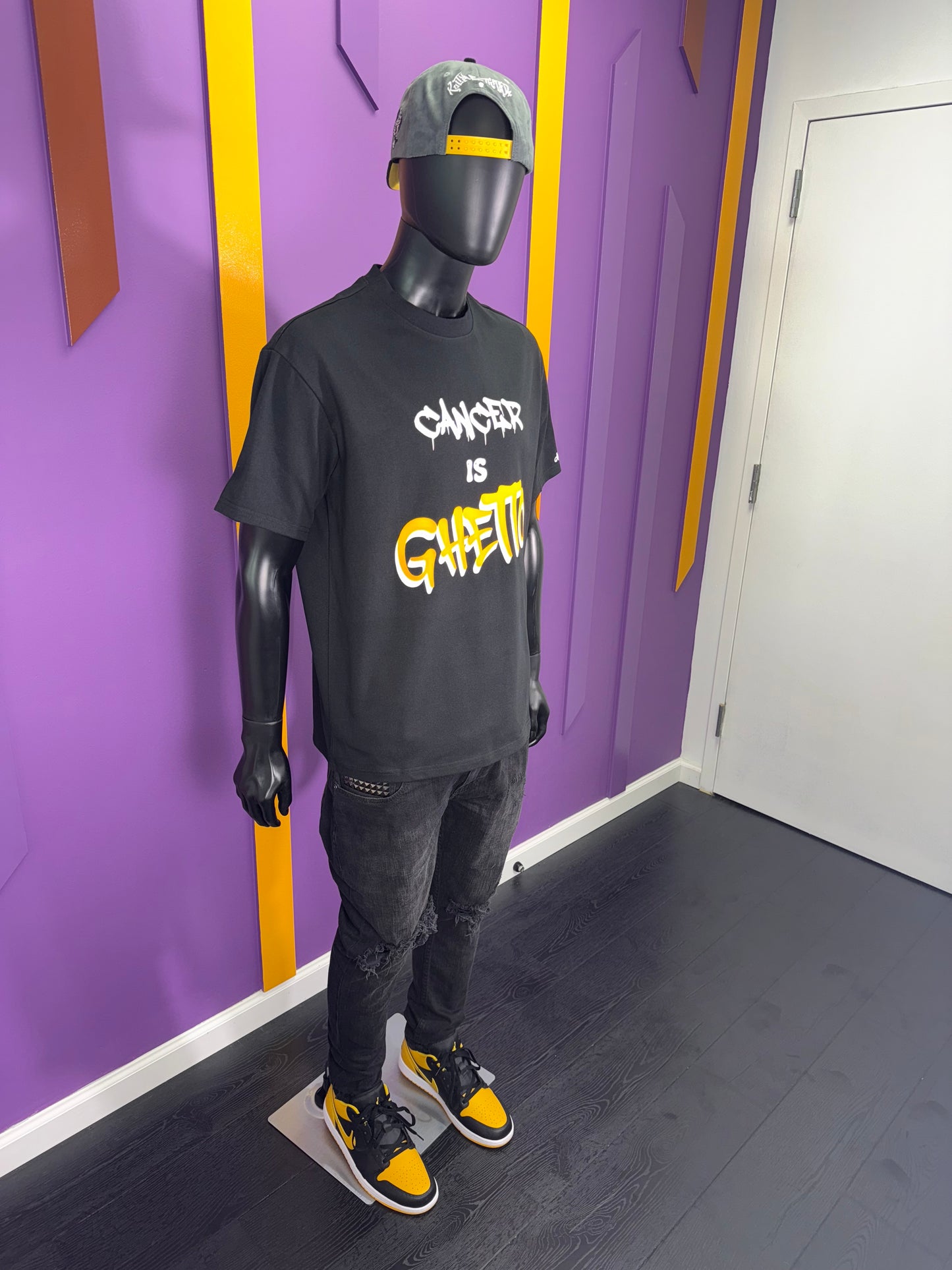 Heavy Weight Mock Neck Statement Tee